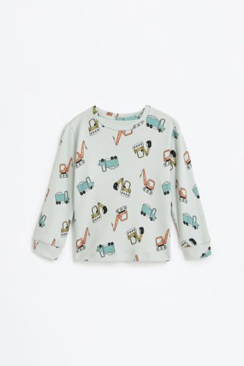 Printed Interlock Pajama Set