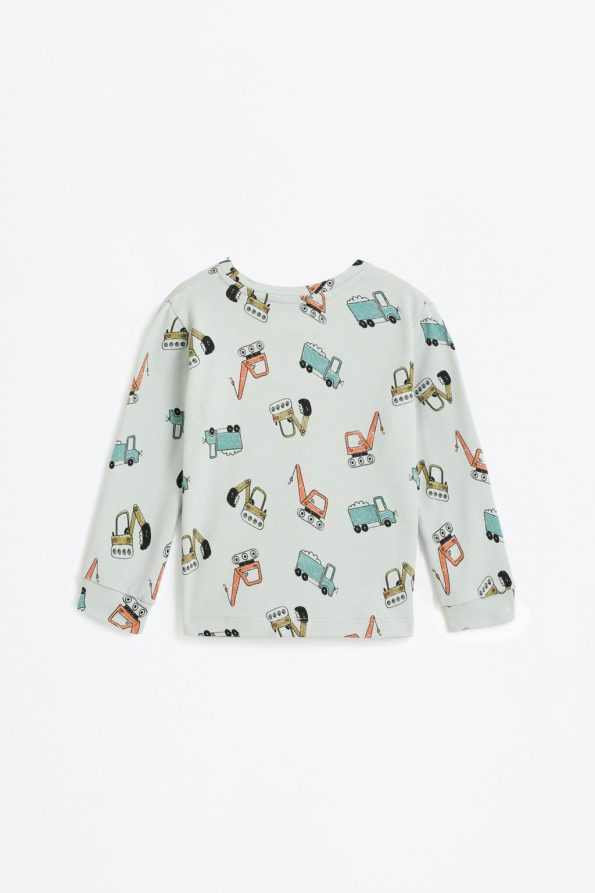 Printed Interlock Pajama Set