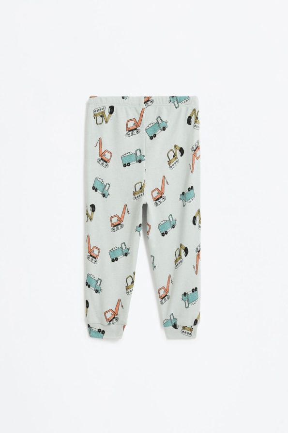 Printed Interlock Pajama Set
