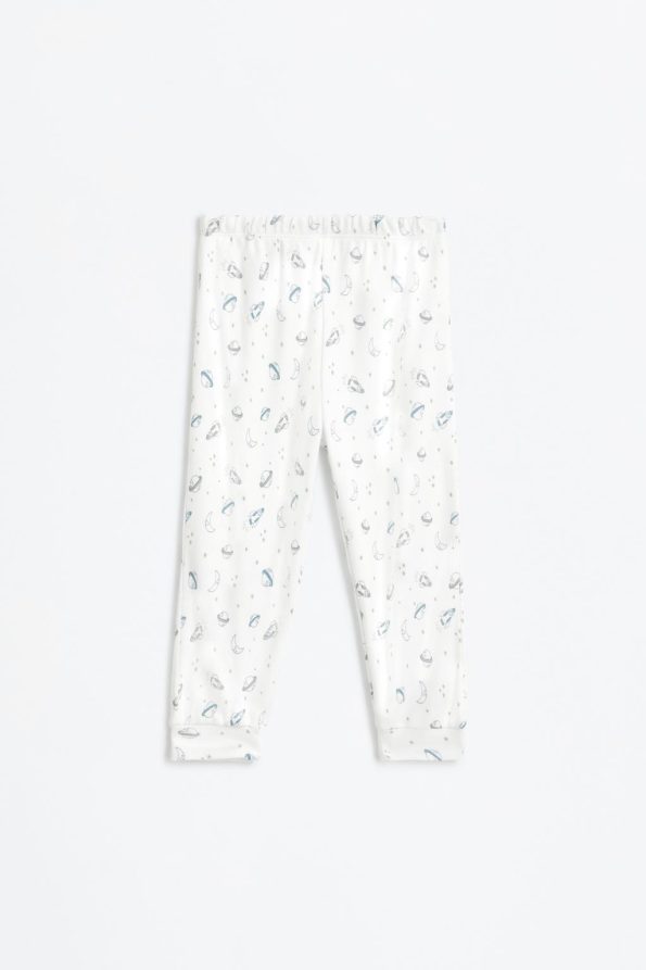 Printed Interlock Pajama Set