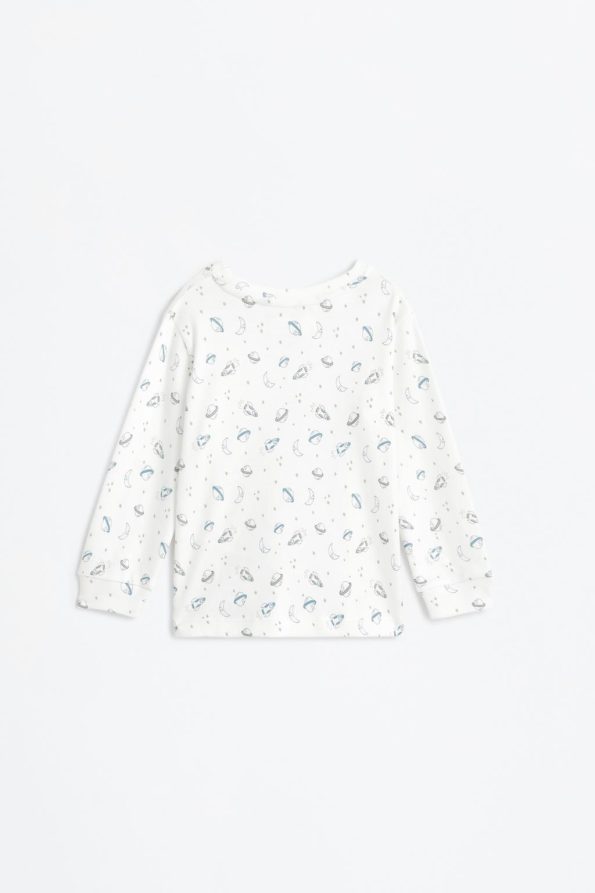 Printed Interlock Pajama Set