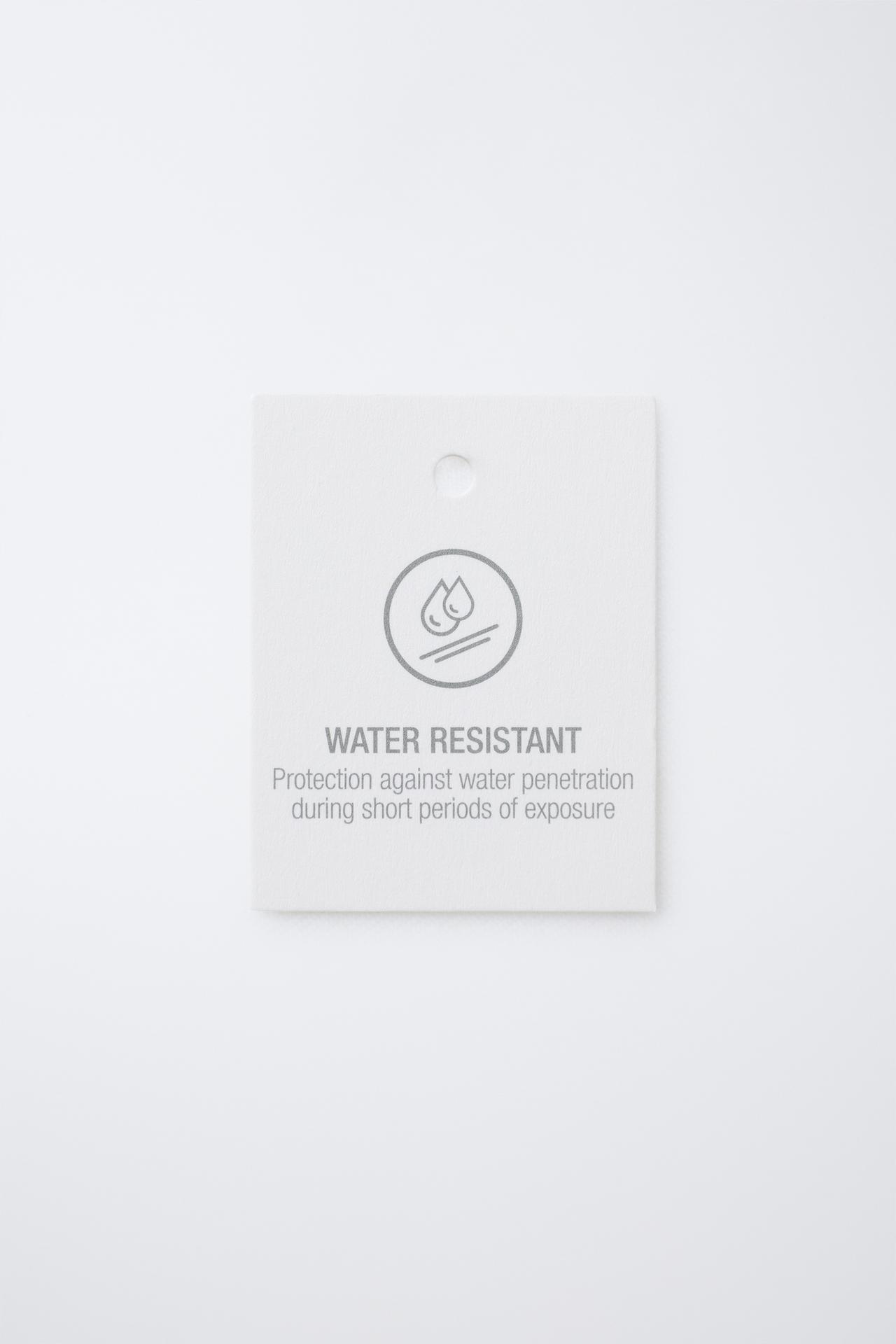 05475551620-e10.jpg Water-Repellent Raincoat with Faux Fur