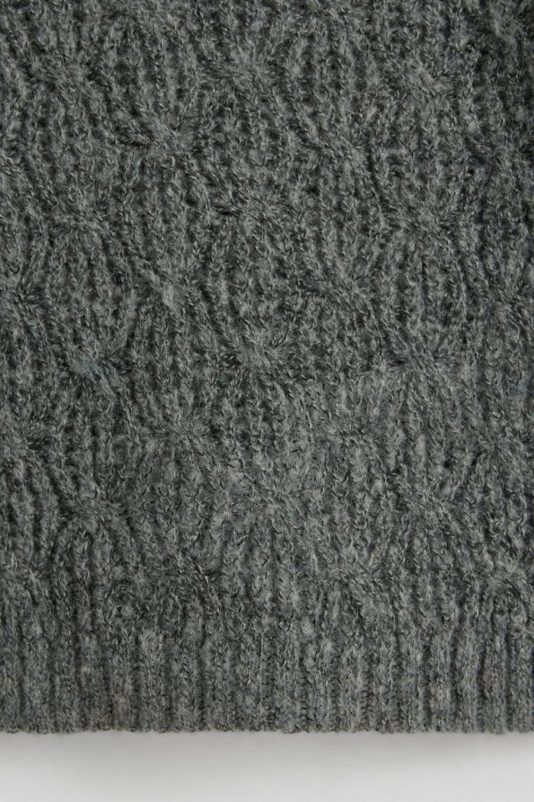 Ruffled Knit Sweater