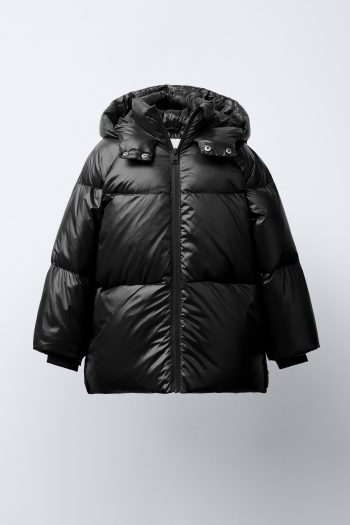 Water-Repellent and Wind-Resistant Down Puffer Jacket