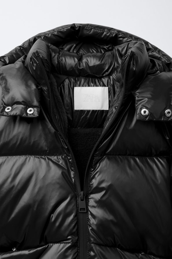 Water-Repellent and Wind-Resistant Down Puffer Jacket