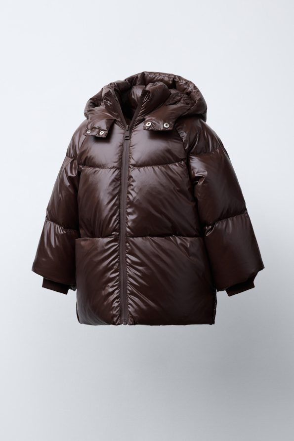 Water-Repellent and Wind-Resistant Down Feather Puffer Jacket