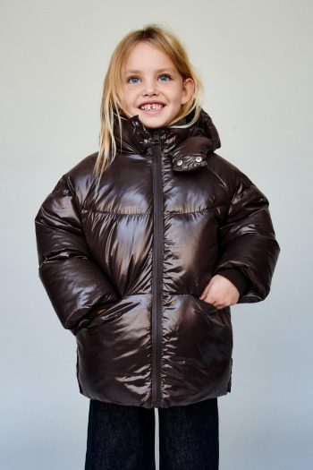 Water-Repellent and Wind-Resistant Down Feather Puffer Jacket