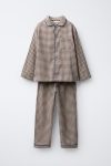 Flannel Gingham Pyjamas for Ages 6-14