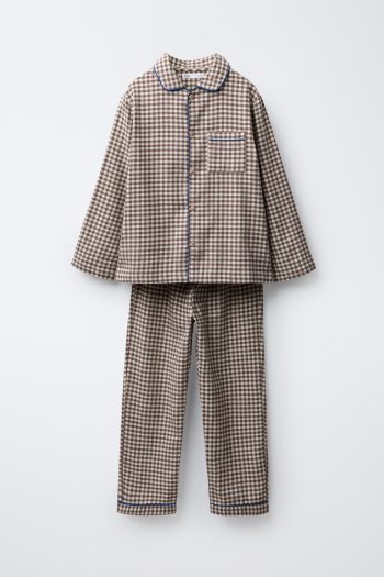 Ages 6-14 Flannel Gingham Pyjamas