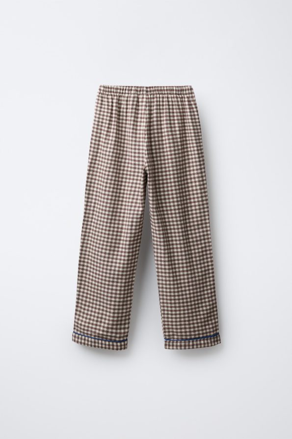 Flannel Gingham Pyjamas for Ages 6-14