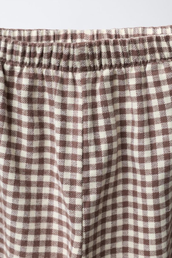 Ages 6-14 Flannel Gingham Pyjamas