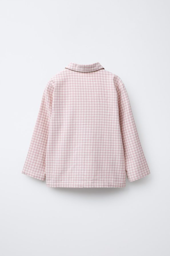 Flannel Gingham Pyjamas for Ages 6-14