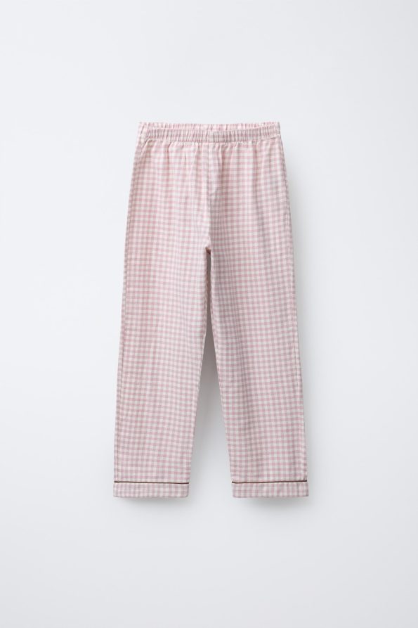 Flannel Gingham Pyjamas for Ages 6-14