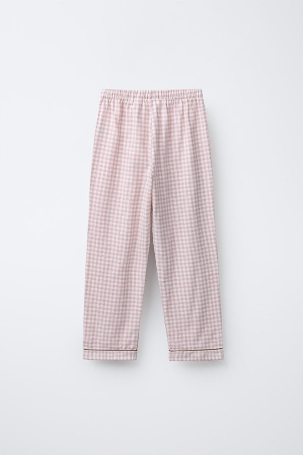 Flannel Gingham Pyjamas for Ages 6-14