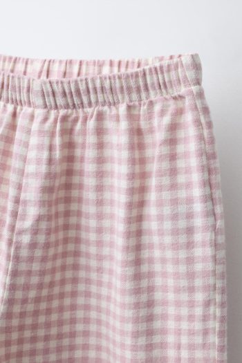 Flannel Gingham Pyjamas for Ages 6-14