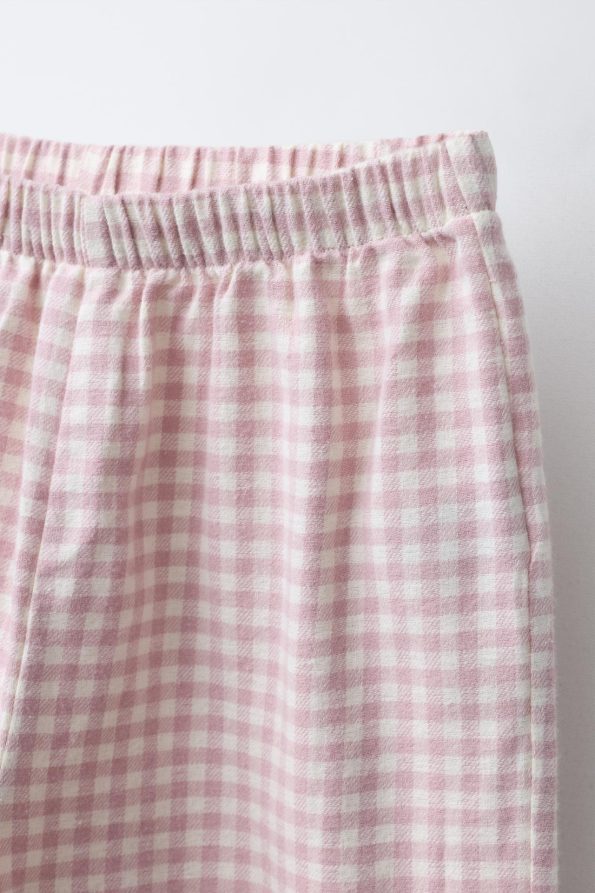 Flannel Gingham Pyjamas for Ages 6-14
