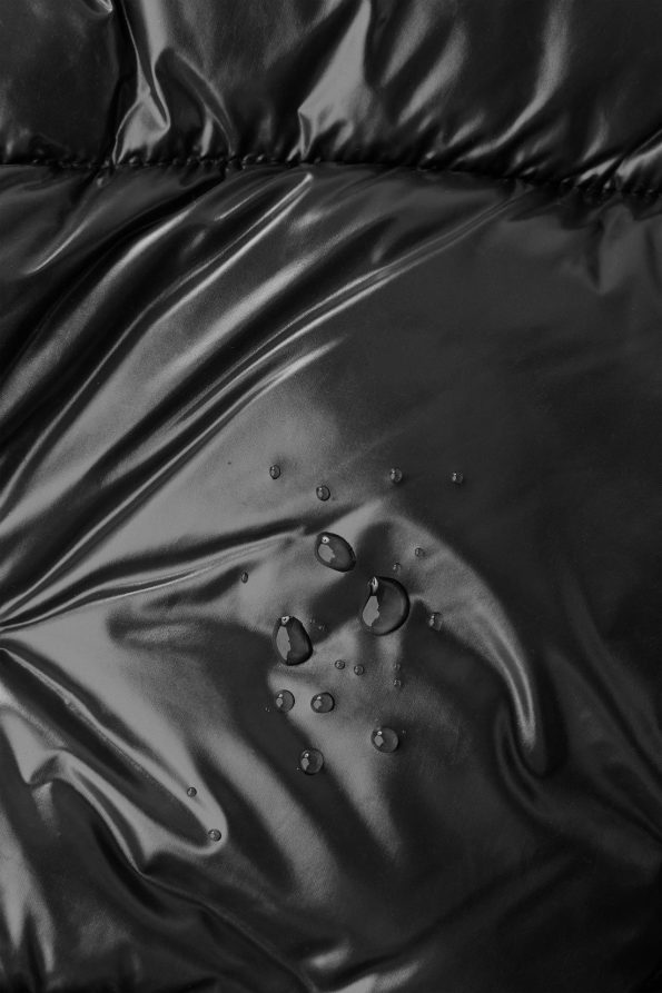 Water-Repellent Hooded Puffer Coat