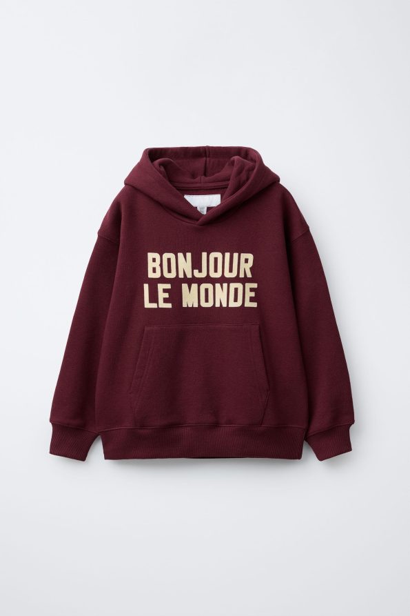 Flock Slogan Hoodie