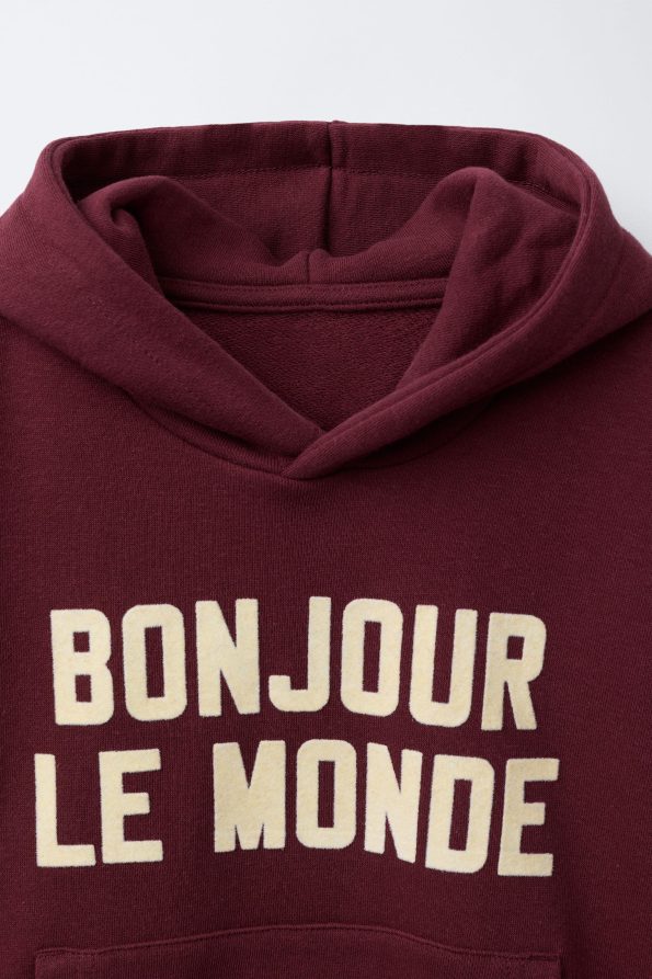 Flock Slogan Hoodie
