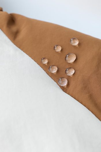 Water-Repellent Colour Block Puffer Coat