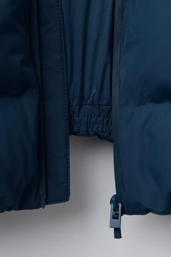 Water-Repellent Quilted Coat with Label