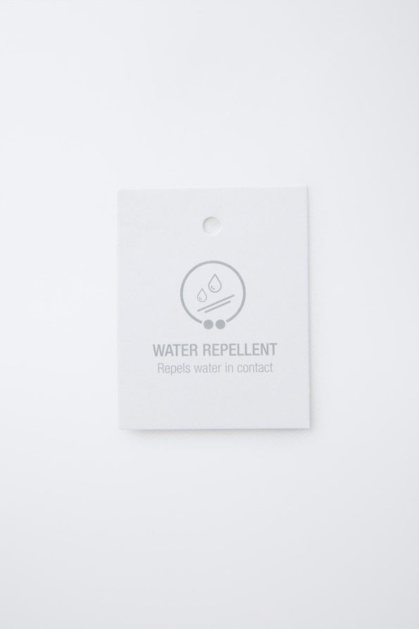 Water-Repellent Quilted Coat with Label