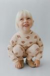 Printed Ribbed Sweatshirt and Leggings Set