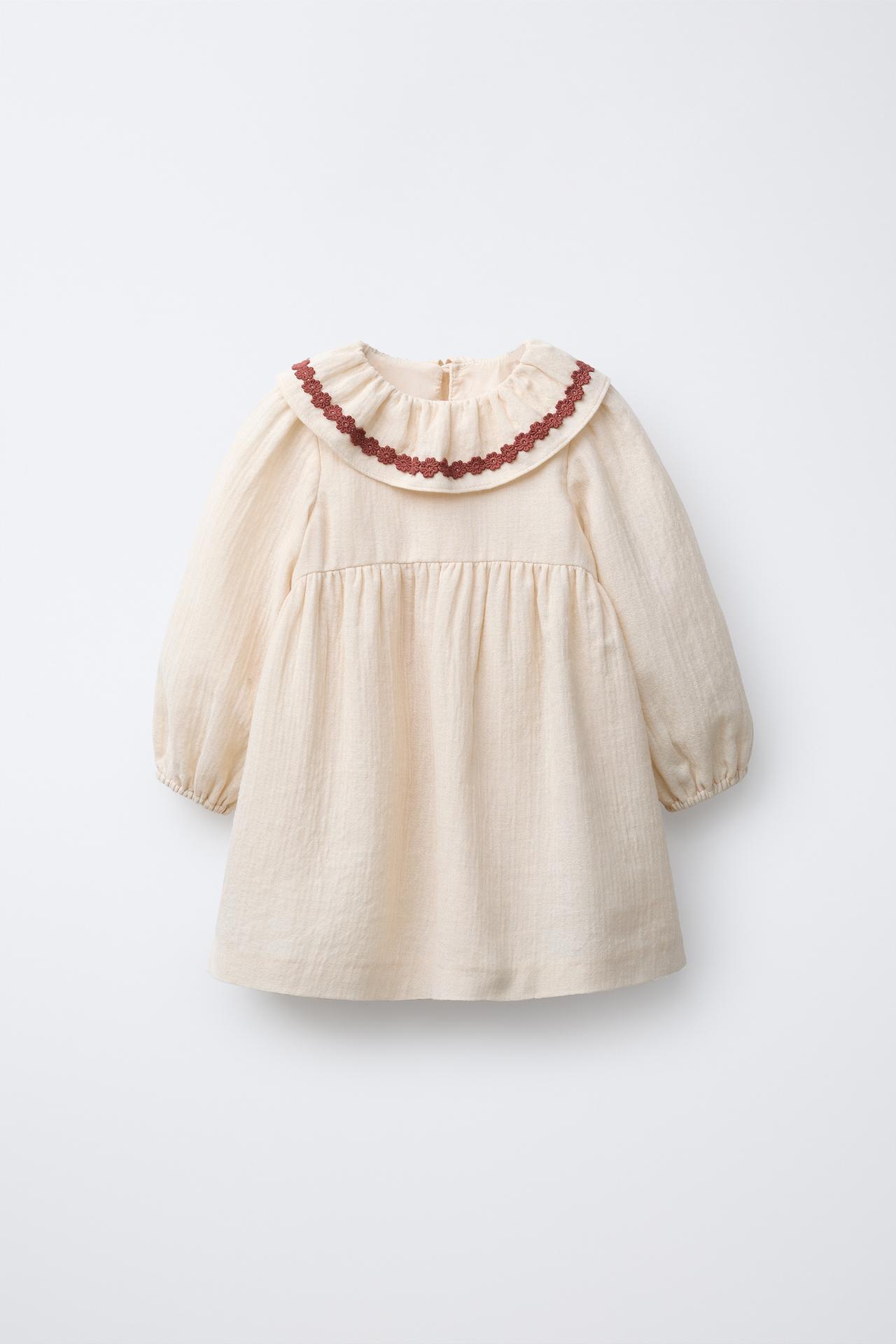 06468501712-e1.jpg Embroidered Floral Texture Dress