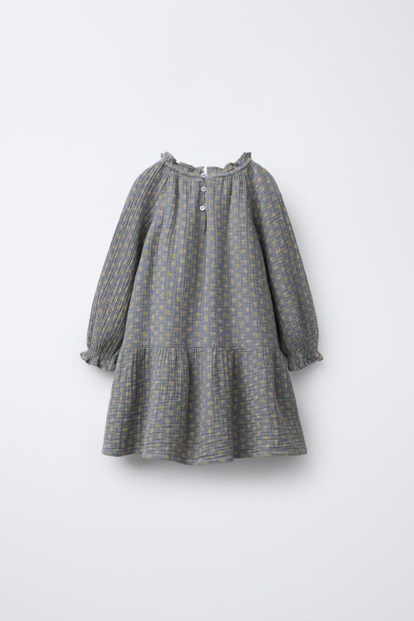 Cotton Gauze Floral Dress