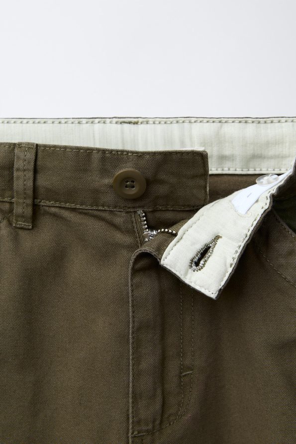 Straight-Leg Patch Trousers