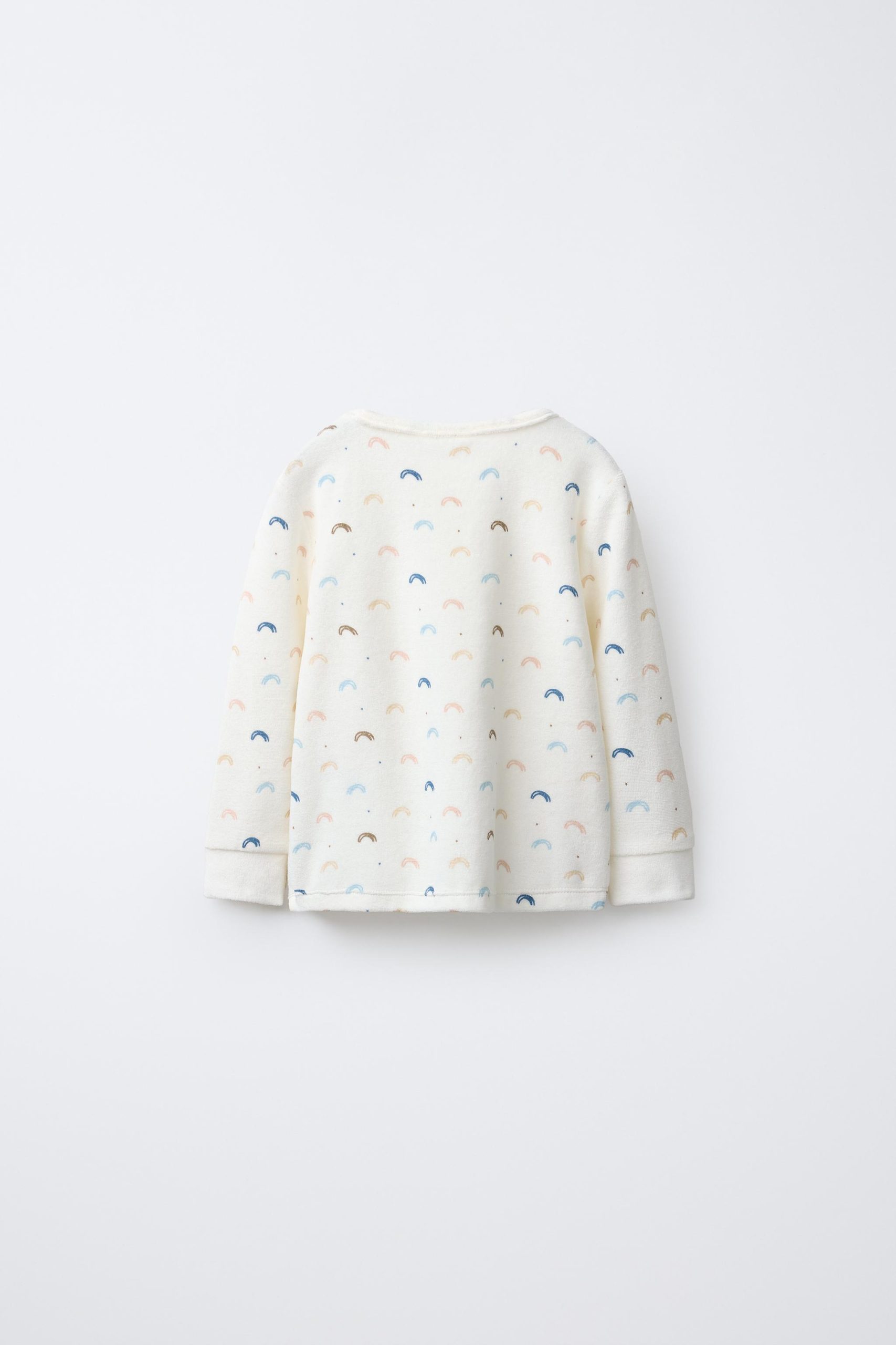 08501401712-e3.jpg Rainbow Velour Pyjamas for Ages 2-6