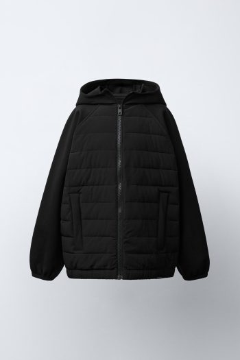 Combined Ultra-Lightweight Neoprene-Effect Jacket