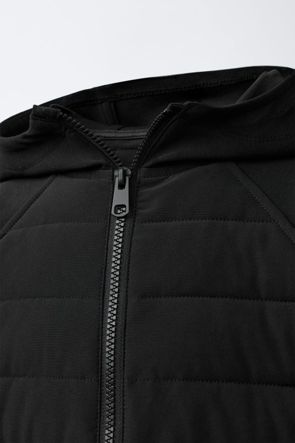 Combined Ultra-Lightweight Neoprene-Effect Jacket