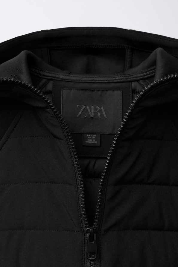 Combined Ultra-Lightweight Neoprene-Effect Jacket