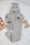 Trendyolmilla Kids Gray Mini Me Knit Unisex Pajama Set