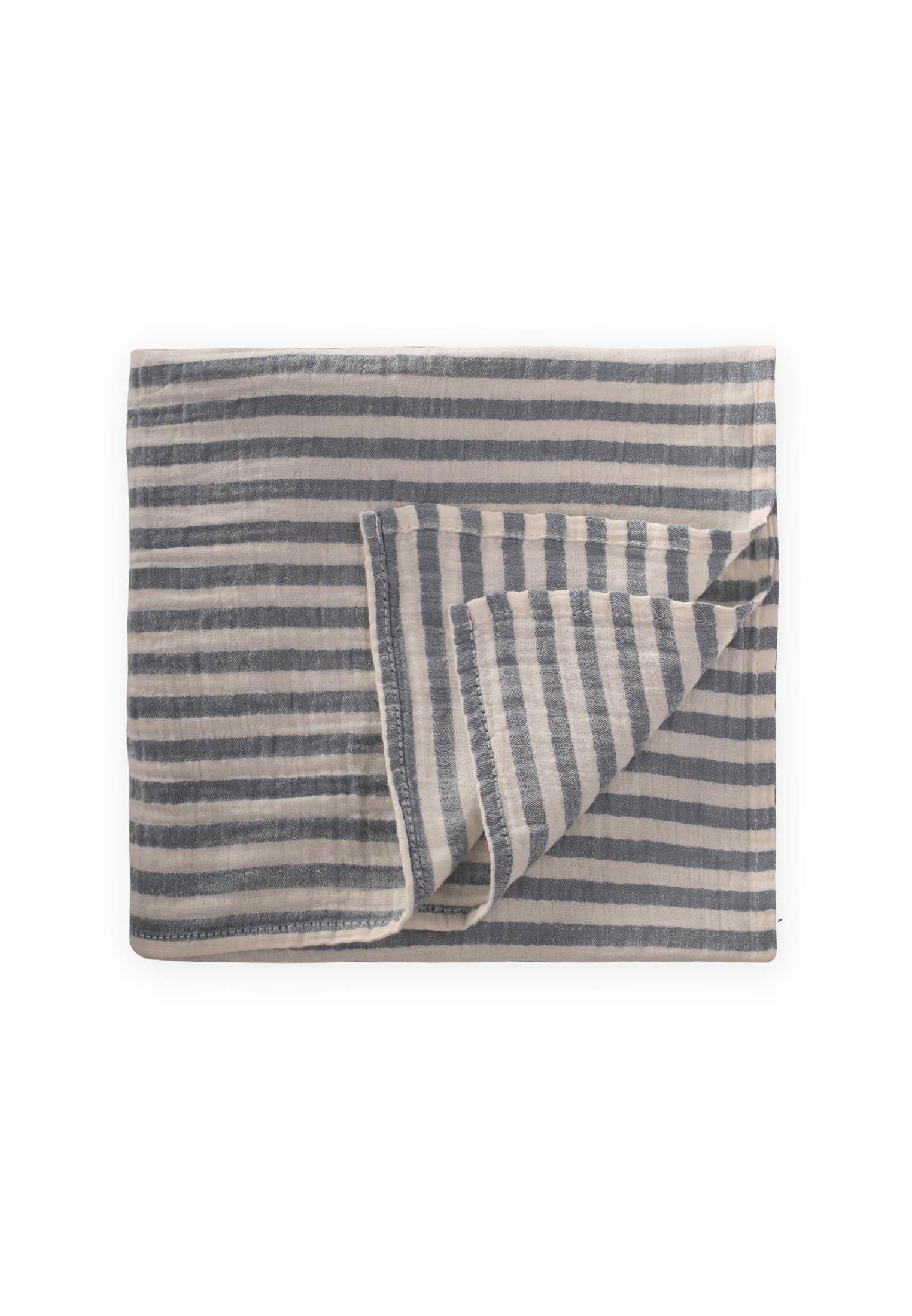100338-5683naturel-battaniye-90x100cm-bbe5e4.jpg Natural Blanket 90X100Cm Navy Blue Striped
