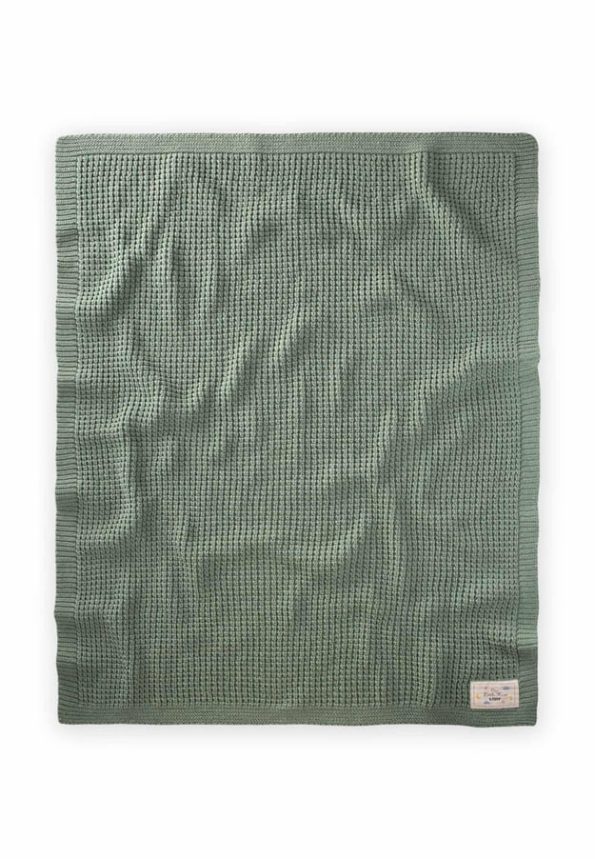 Mint Green Knit Baby Blanket 80X100 cm