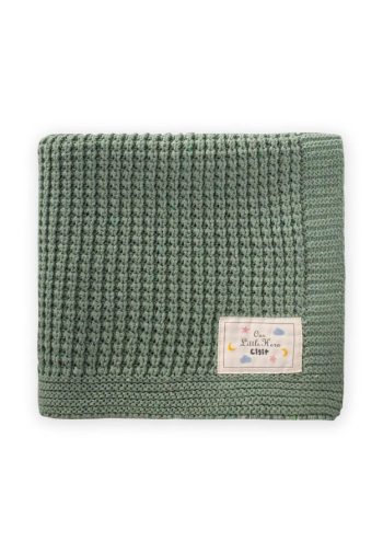 Mint Green Knit Baby Blanket 80X100 cm