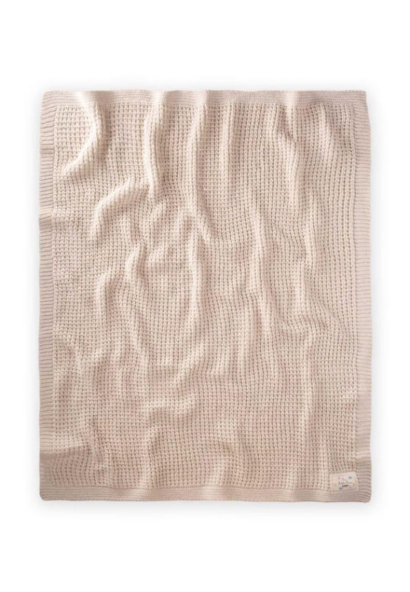 Knitted Baby Blanket 80X100 (±5 cm) Stone