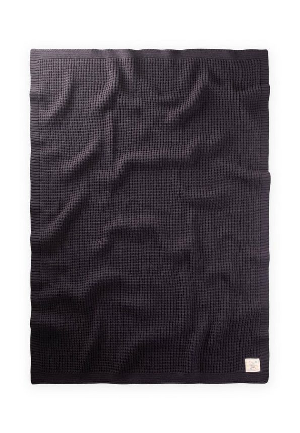 Charcoal Knit Baby Blanket 80x100