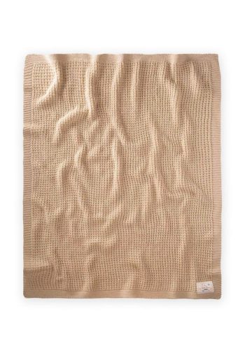 Knitted Blanket 80X100 cm Camel