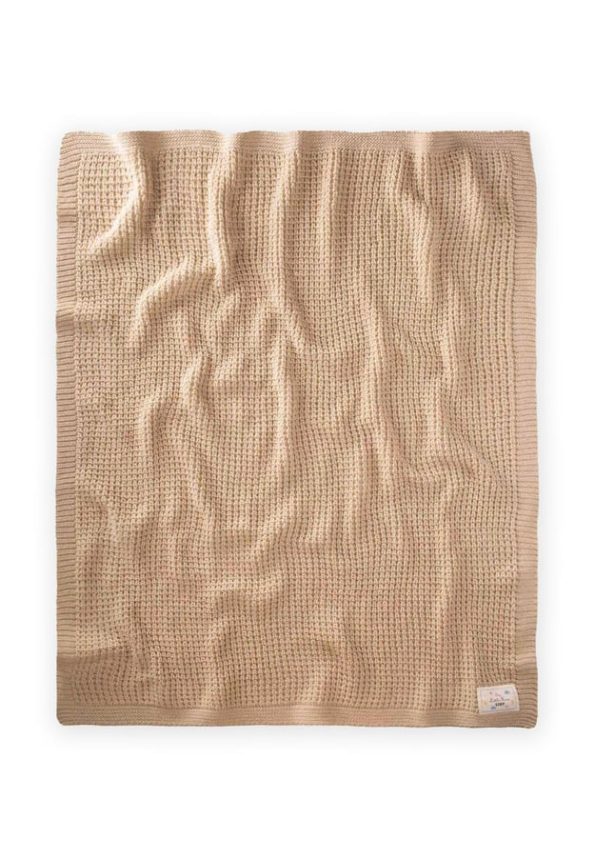 Knitted Blanket 80X100 cm Camel