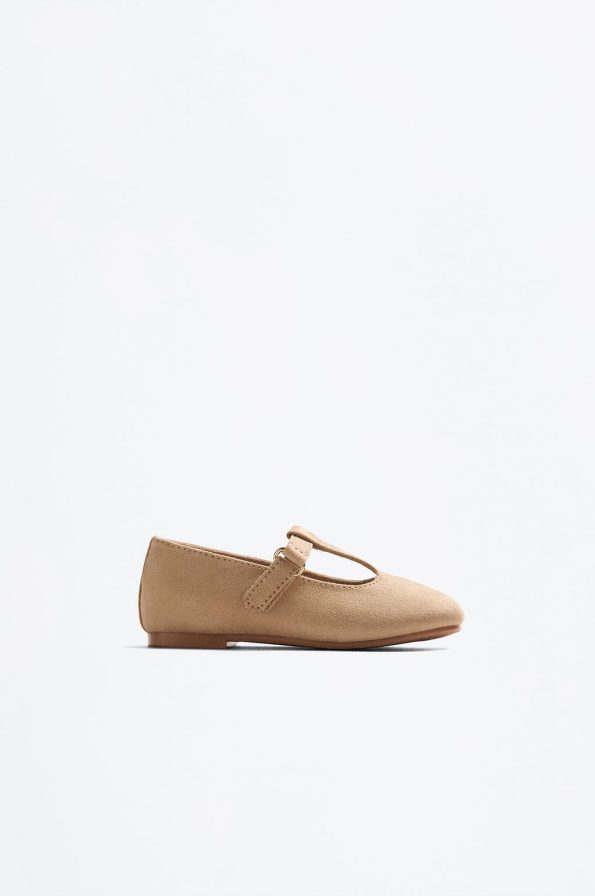 T Strap Baby Flats