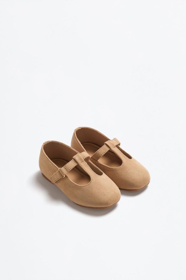 T Strap Baby Flats