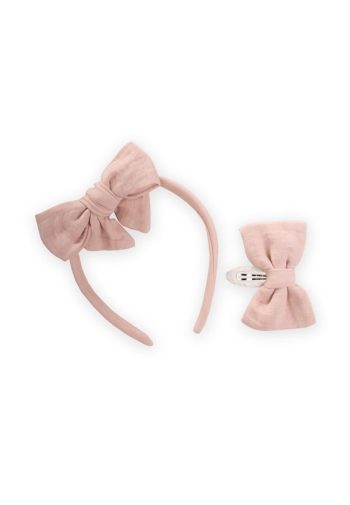 Crown Hair Clip Set Powder Pink