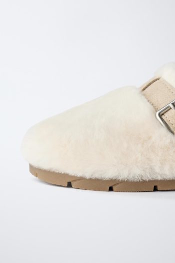 Faux Shearling Clogs