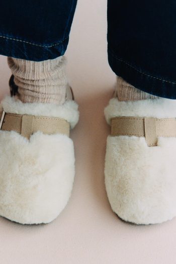 Faux Shearling Clogs