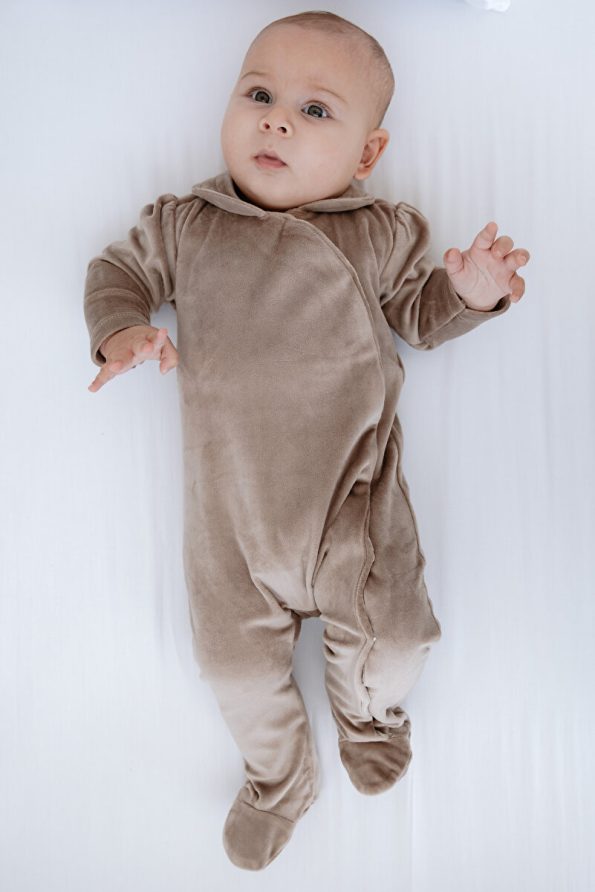 Lilabio French Silk Velvet Extra Soft Baby Romper