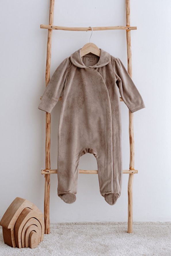 Lilabio French Silk Velvet Extra Soft Baby Romper