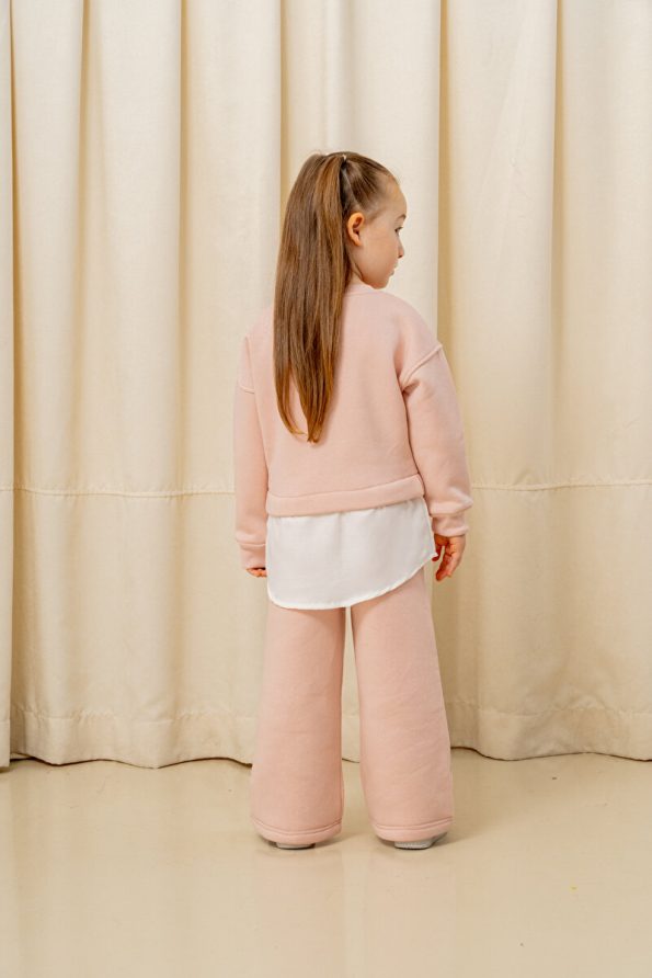 e-kids Girls' London Embroidered Fleece 2-Piece Set
